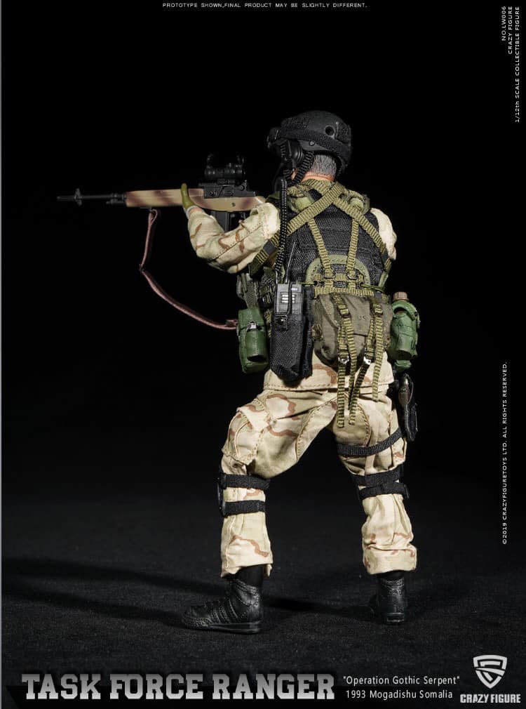 Crazy Figure LW006 1/12 US Delta Special Force- M14 Sniper -Rangers