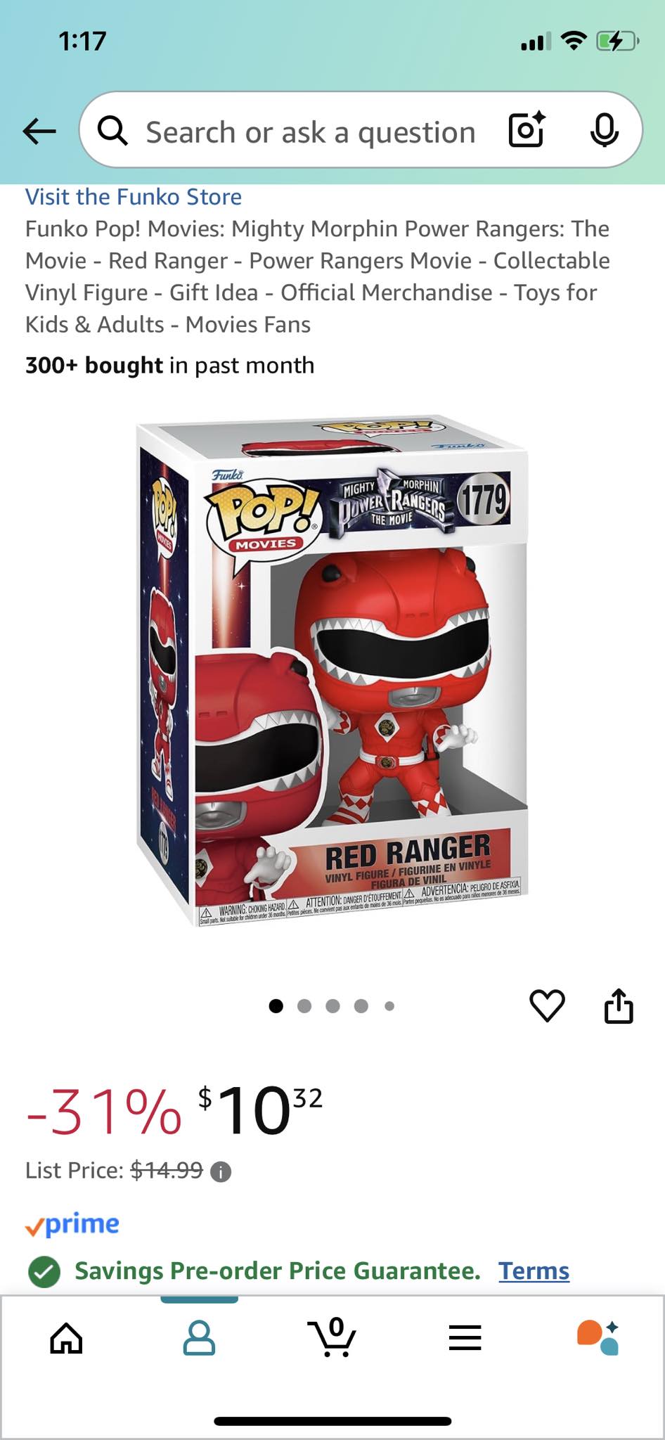 Funko Pop! Movies: Mighty Morphin Power Rangers: The Movie – Blue Ranger – Power Rangers Movie – Figurine en vinyle à collectionner – Idée cadeau – Produit officiel – Jouets pour enfants