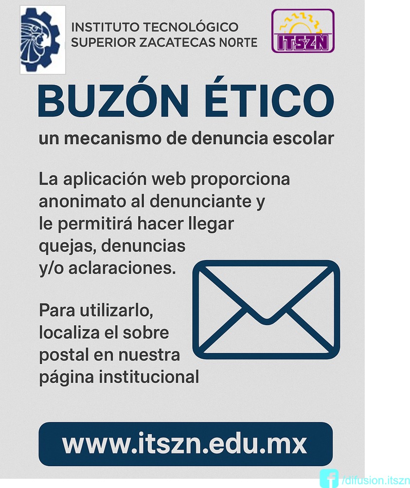 Difusión Itszn - 📢 El TecNM Zacatecas Norte informa a su... | Facebook