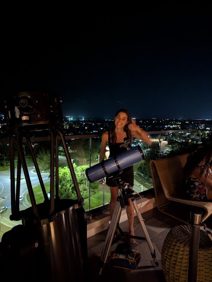 Astro night at PomPom Rooftop Bar