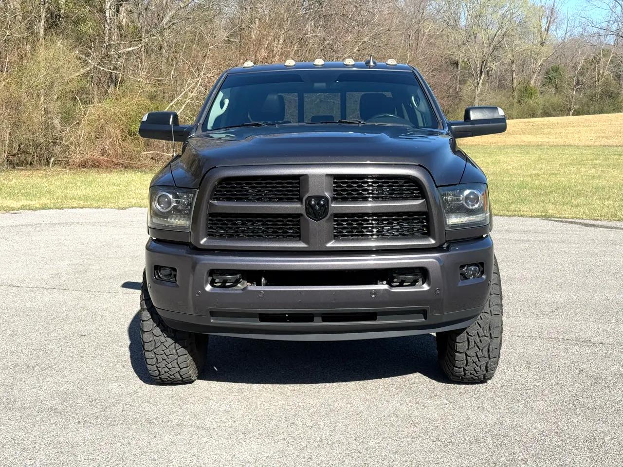 Gloss Black Mesh Grille For 2010-2018 Dodge Ram 2500/3500 – Horizontal Billet W/ Letters