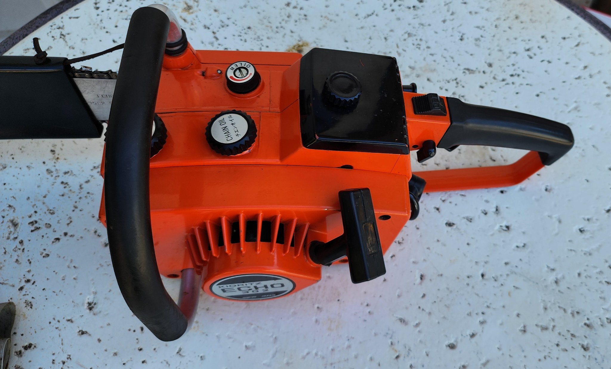 This is a rare find, a Vintage KIORITZ ECHO CS-302 Chainsaw, it 
