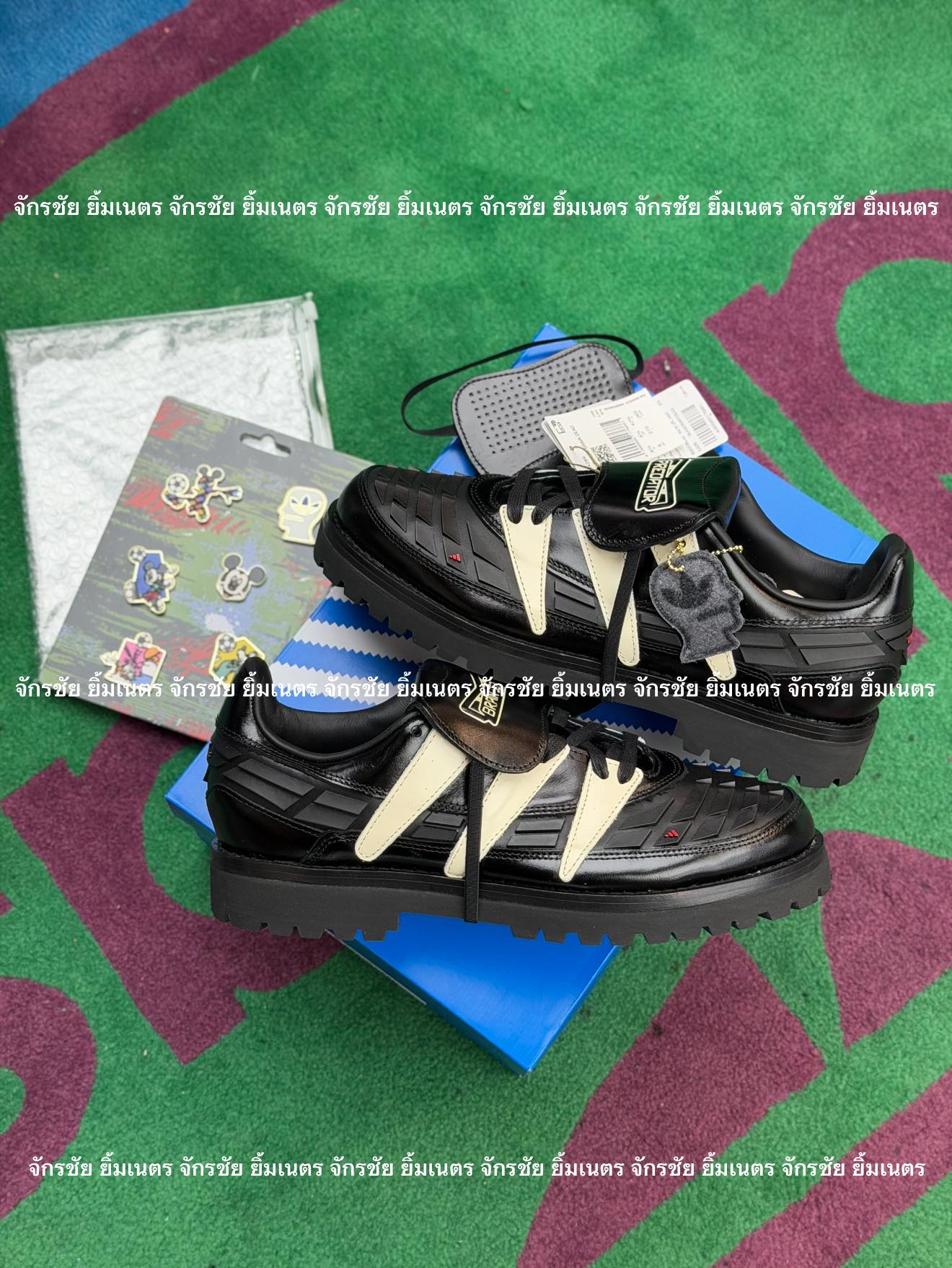 adidas Predator Brain Dead Black White #พร้อมส่ง Size 4.5 / 5 