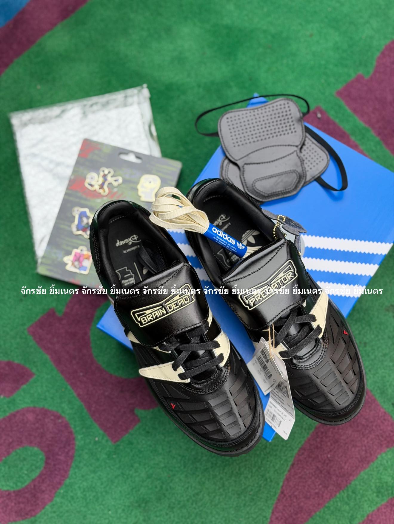 adidas Predator Brain Dead Black White #พร้อมส่ง Size 4.5 / 5 