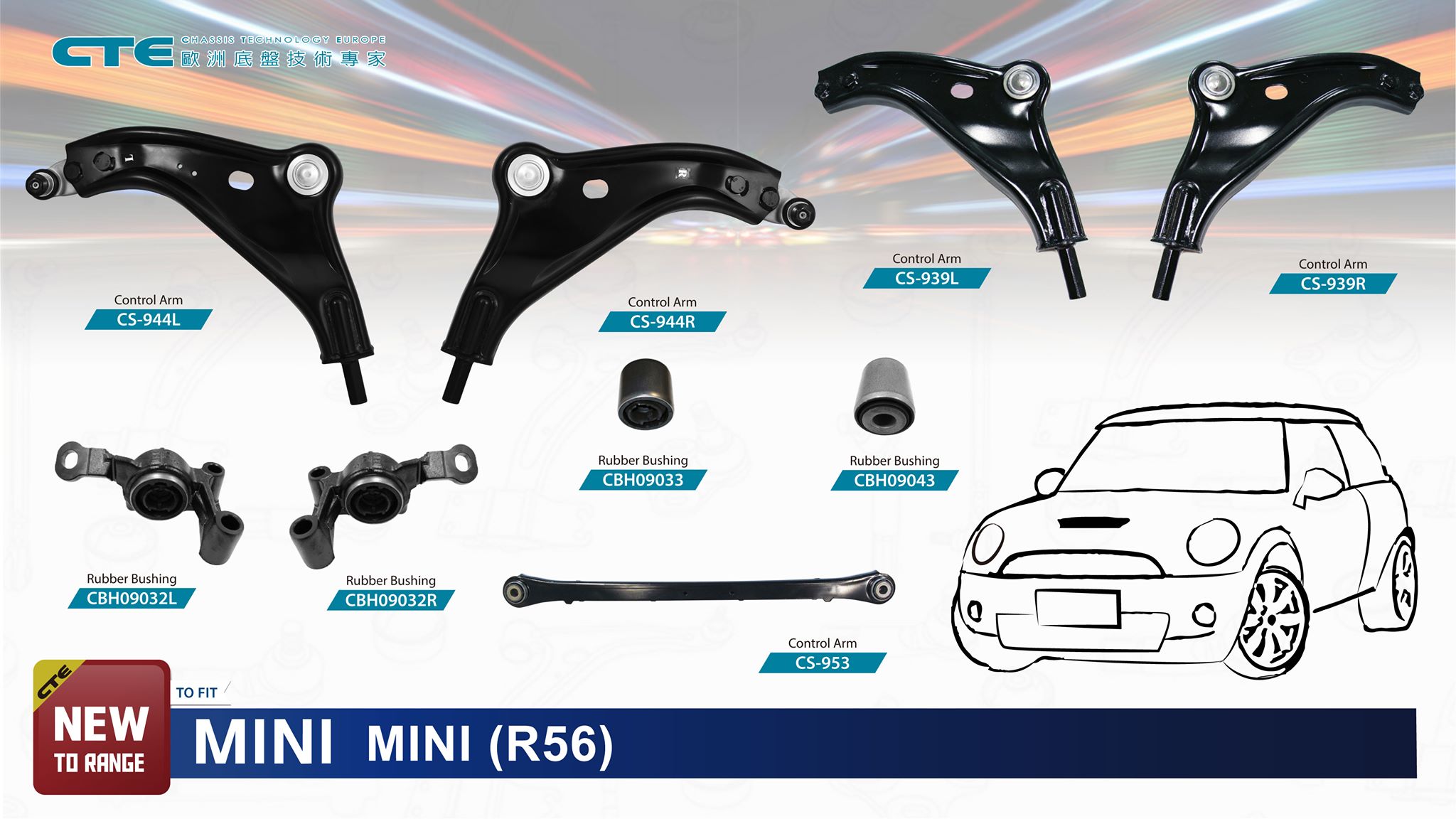 CTE 歐洲底盤技術專家 - CTE 歐洲🇪🇺底盤零件專家 推薦車款👍 MINI MINI (R56)... | Facebook