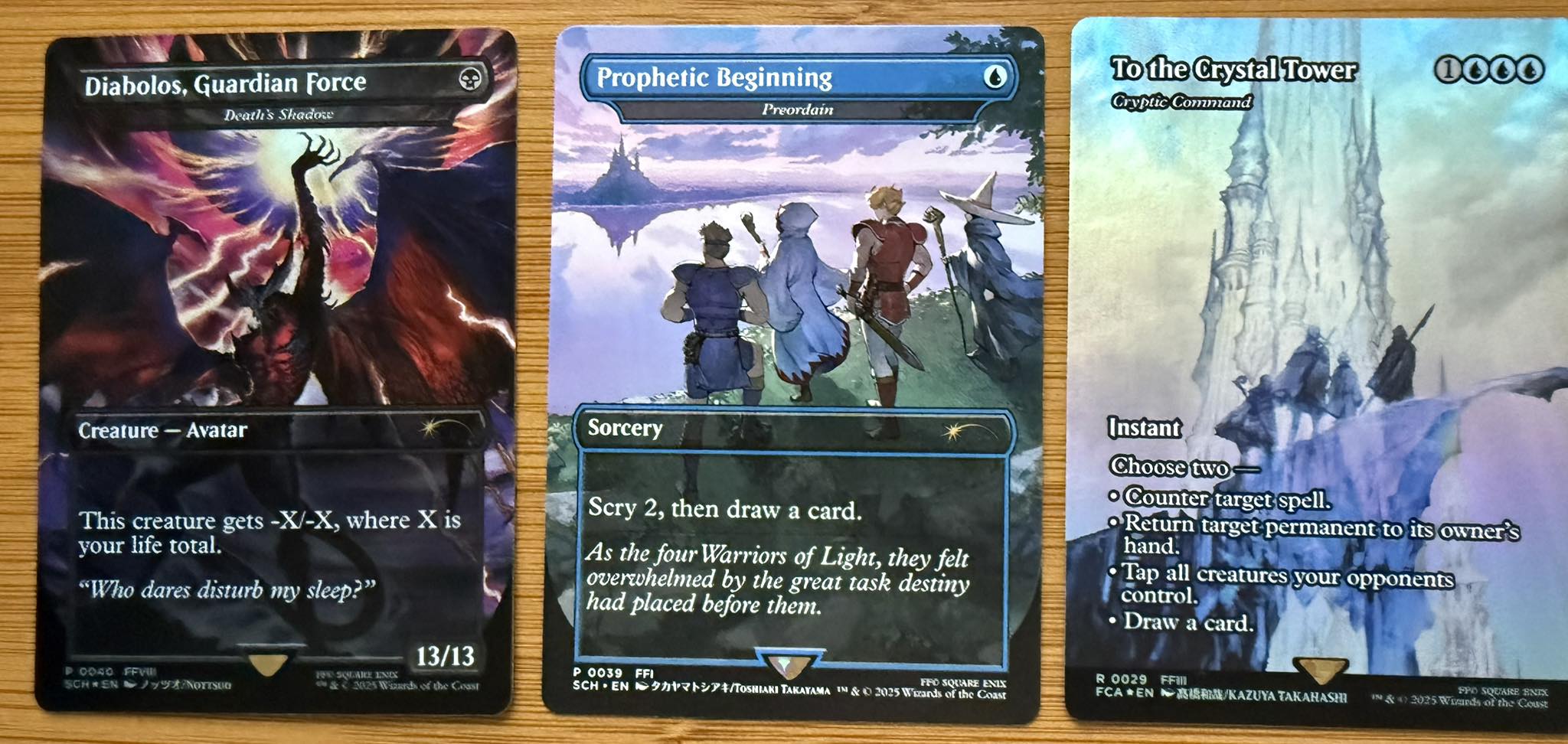 Couple cool cards Diabolos, Guardian Force Dearh