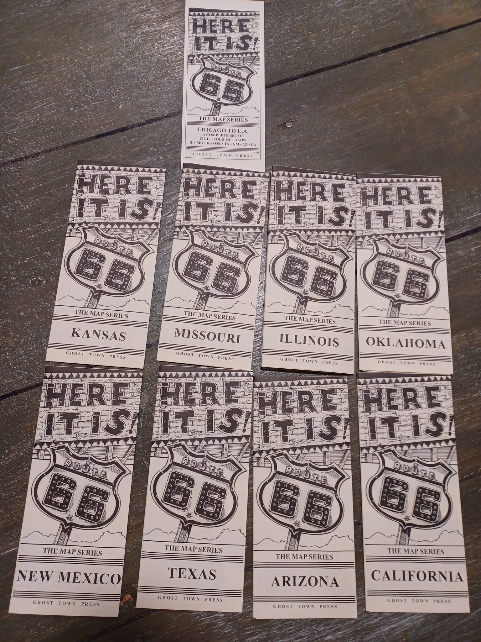 Route 66 maps by Jim Ross and Jerry McClanahan