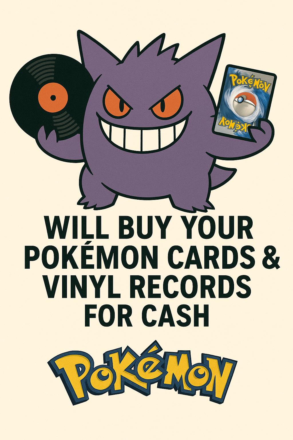 we will buy your pokemon cards Wedding Card We want to buy your
