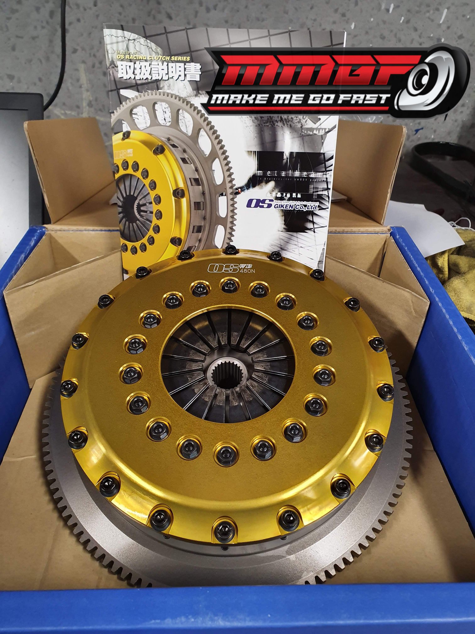 CLUTCH OS GIKEN SUPER SINGLE 4G63 EVO123 4G9X WITH SPACER SUPPORT
