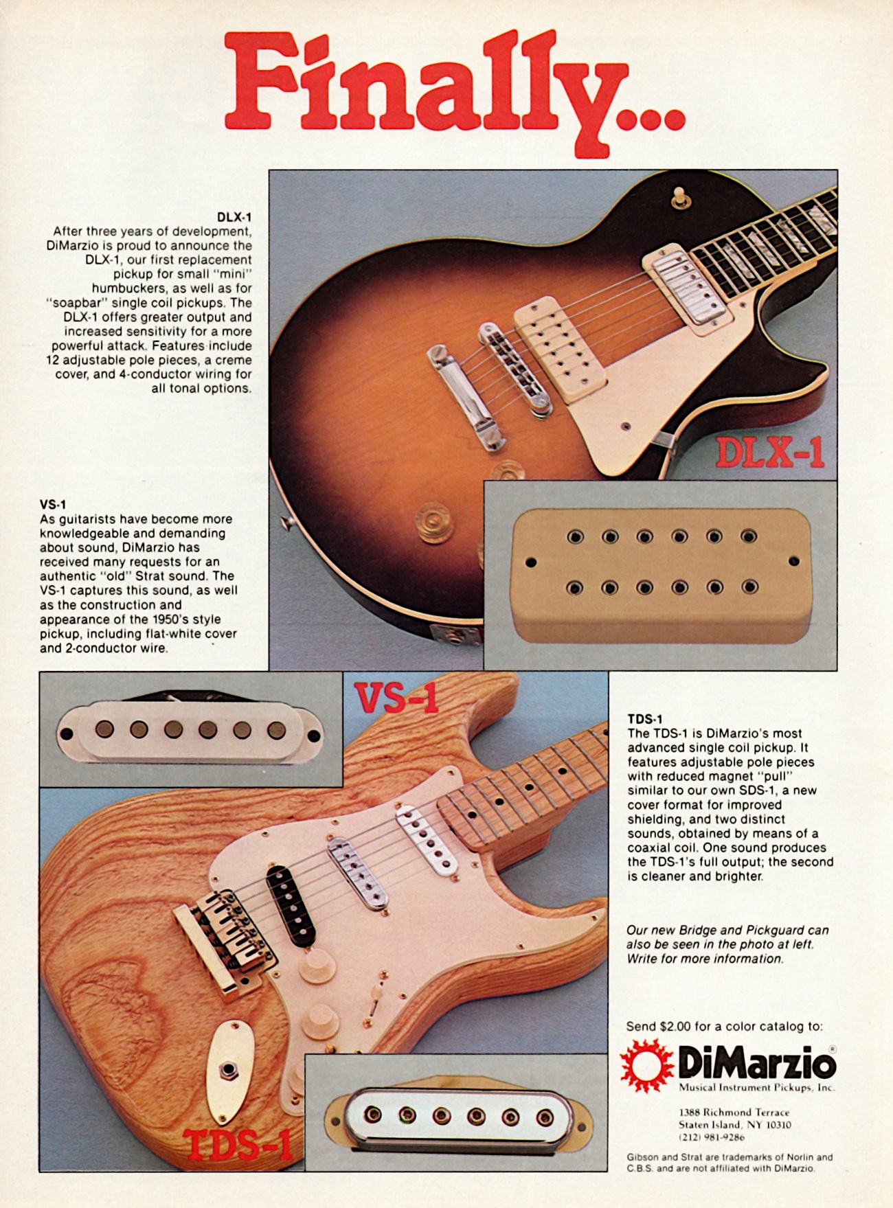 DiMarzio Pickups | DiMarzio ad from 1981. | Facebook
