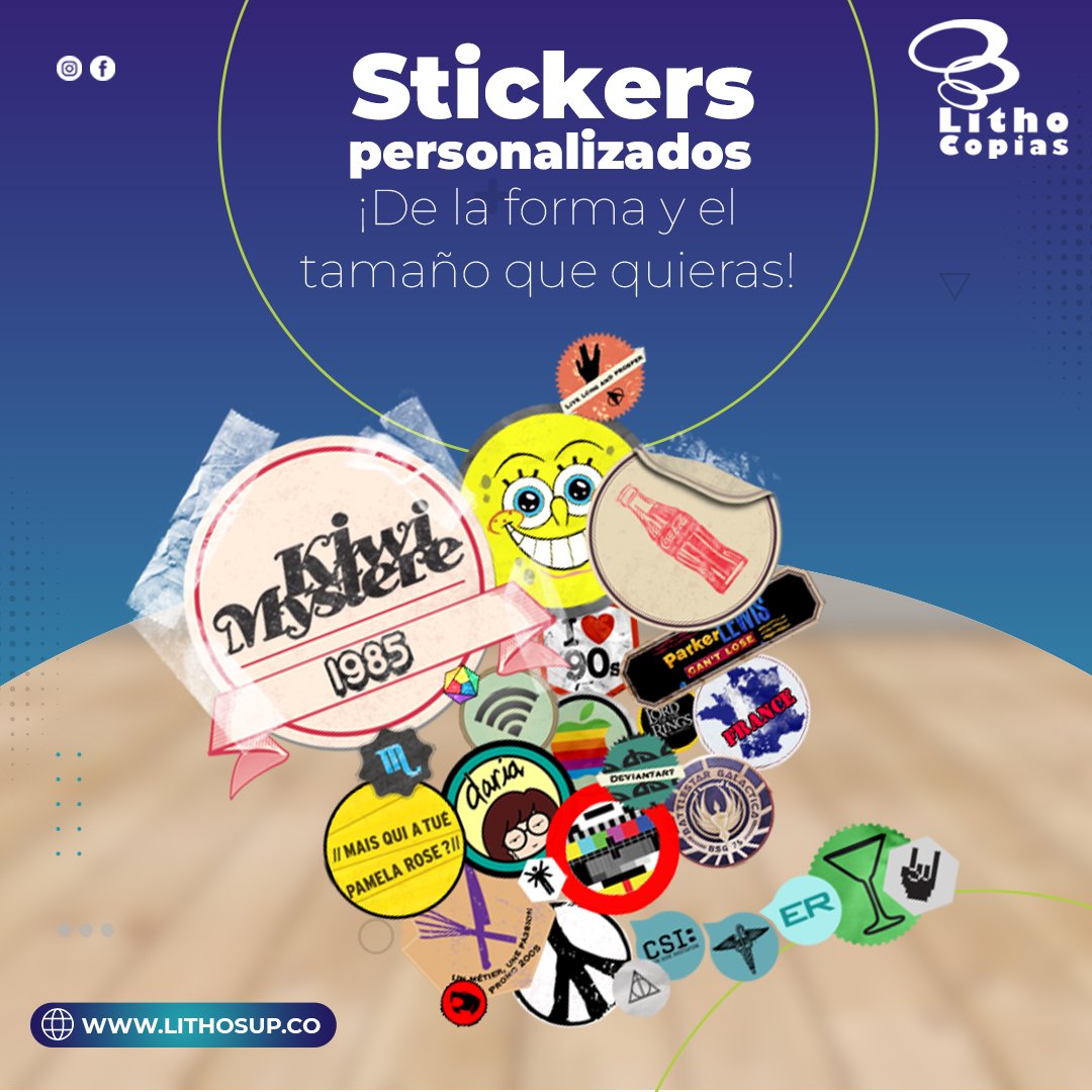 🤗Elaboramos stickers para lo que... - LITHO COPIAS CALIDAD