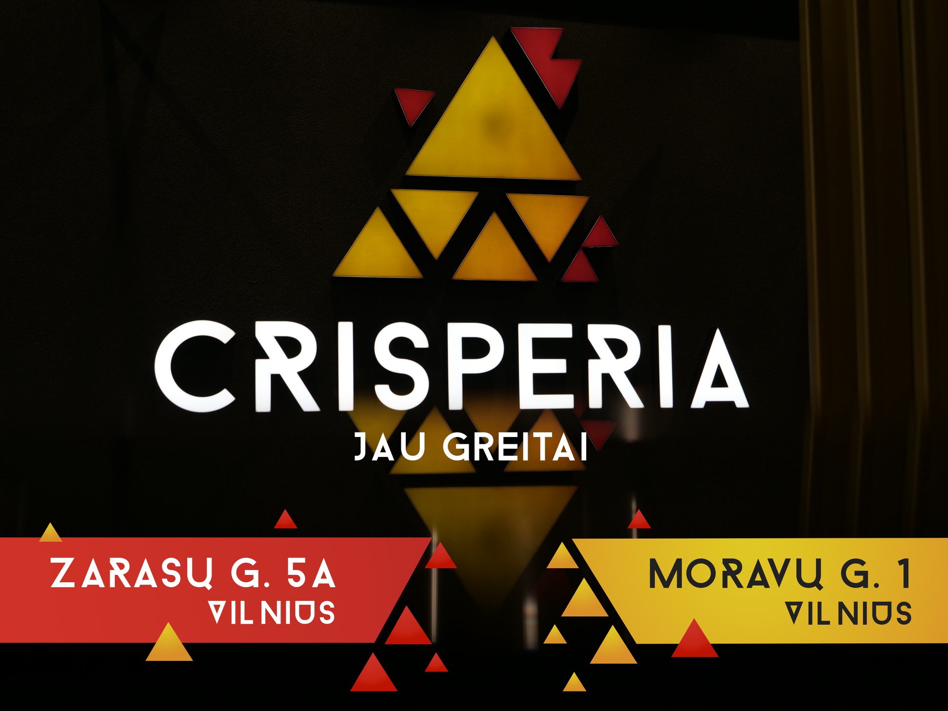 Crisperia - Gera žinia po vieną nevaikšto! 😛 Jau labai greitai Vilniuje ...