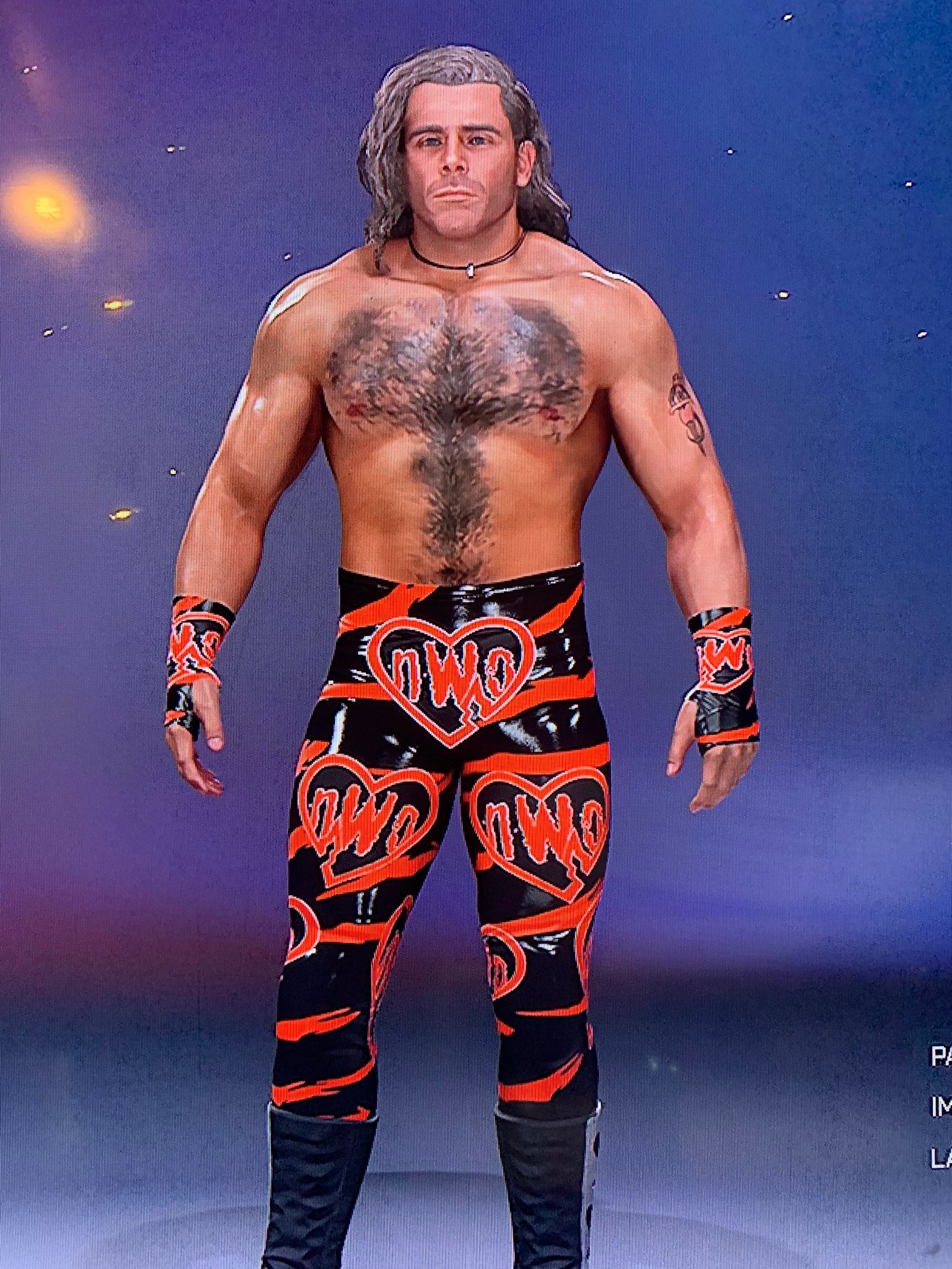 I made The Kliq in a 95 WWF universe. HBK, Hunter, 1-2-3 Kid