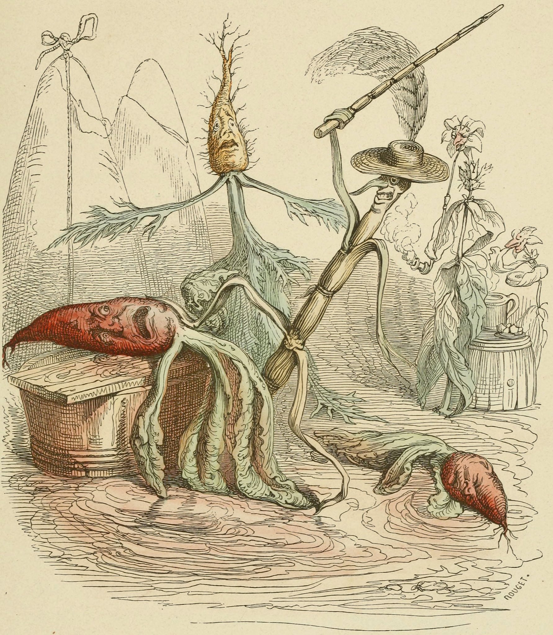 J.J. Grandville's surreal illustrations from 'Another World' 1844