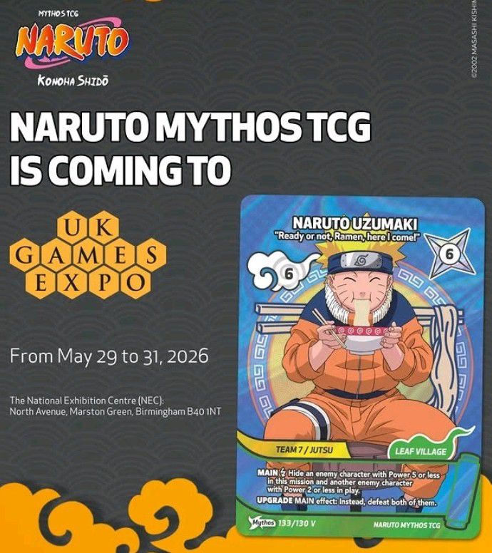 🚨 2ND EDITION IS COMING 🚨 Naruto Mythos TCG: Konoha Shidō – 2nd