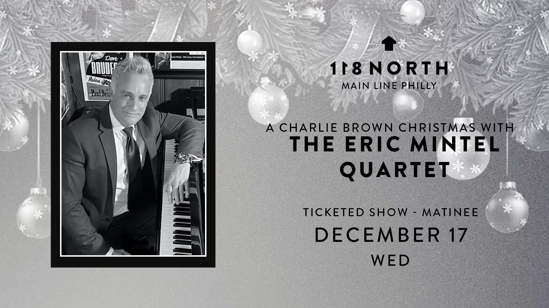 A Charlie Brown Christmas with the Eric Mintel Quartet at 118 North 12/ ...