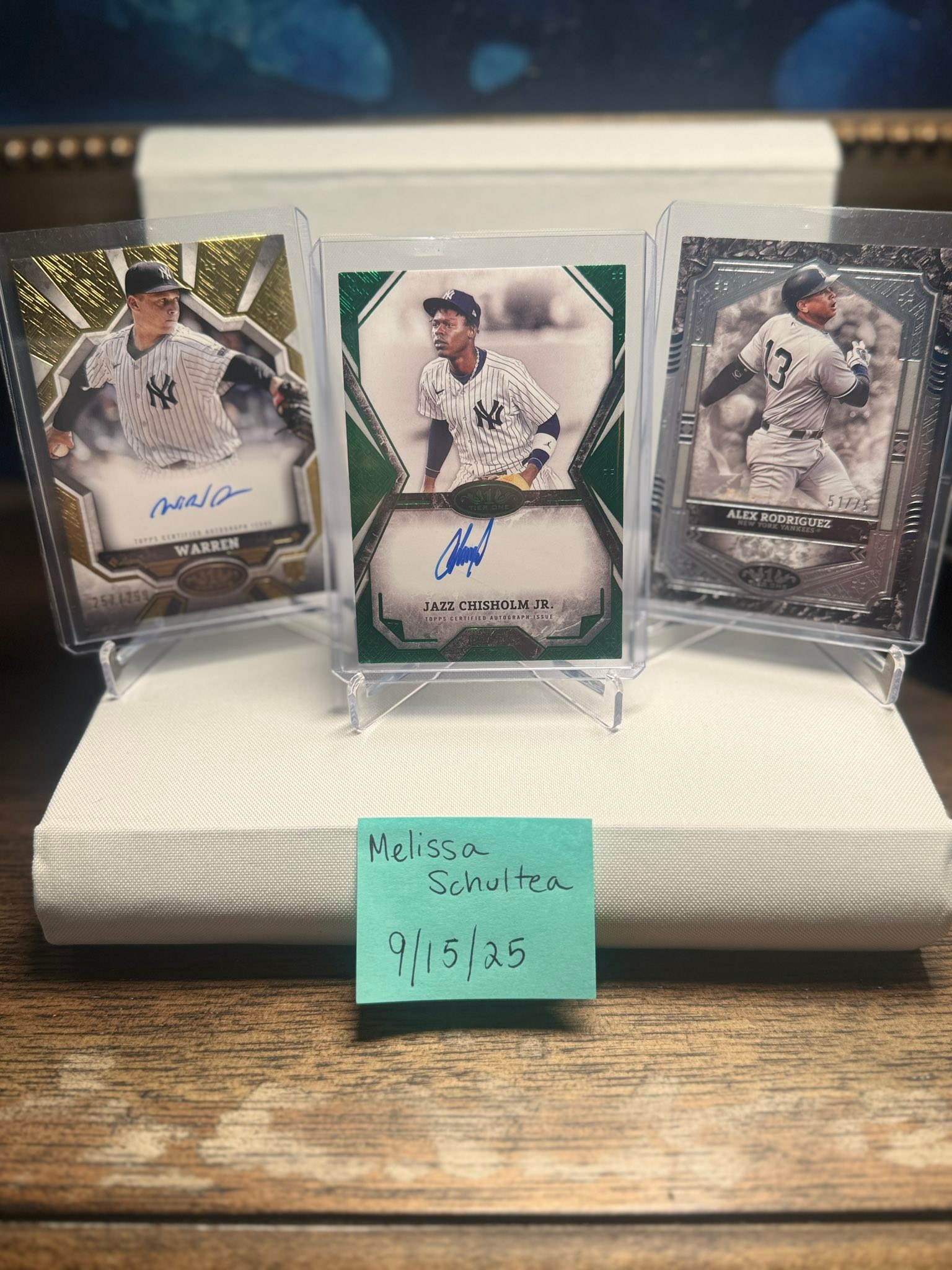 New York Yankees 2025 Topps Tier One Cards!! -Andy Pettitte Auto 