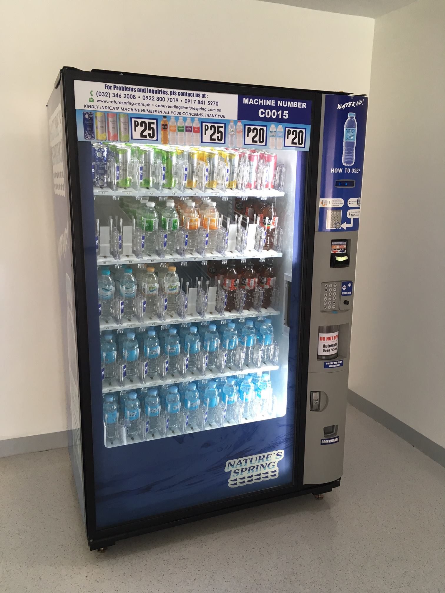 MactanMed - Thank you Nature's Spring Water for our two new Vending ...