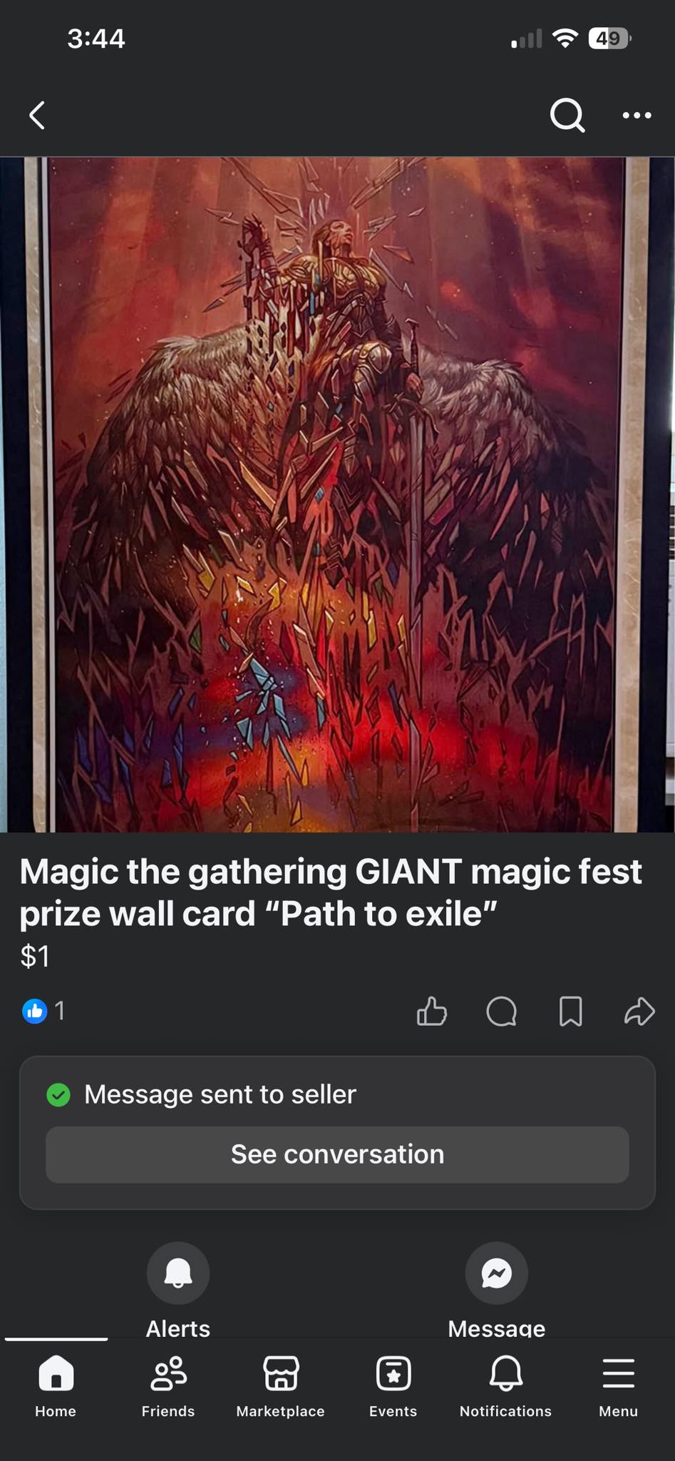 giant mtg card poster Zezhou Chen  MountainMage Signature Service The Gathering MTG Giant Card POSTER Print