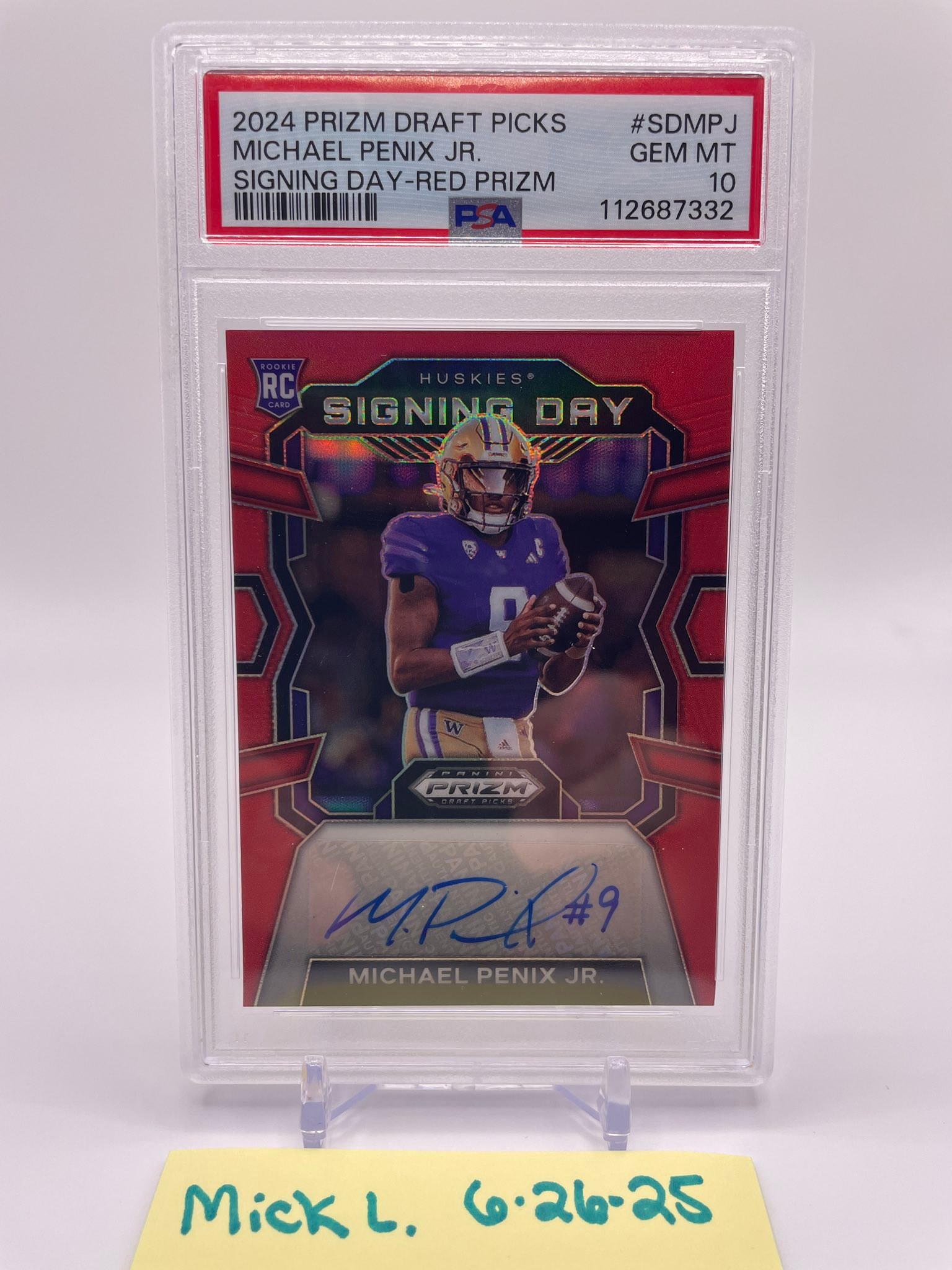 Dustin May/Gavin Lux Rookie Card SSP 2/10 Red Dual Auto PSA 10 Gem 