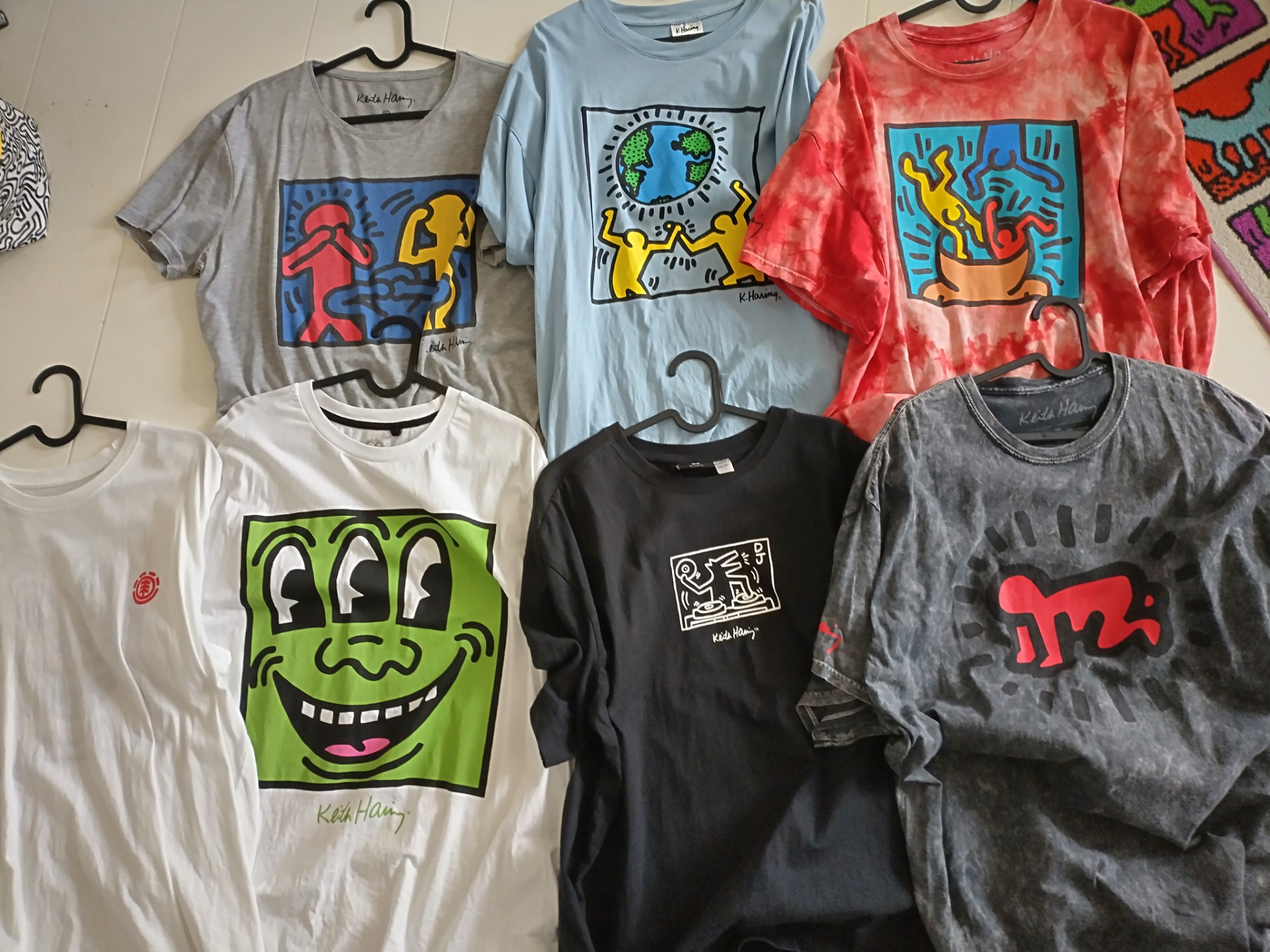 For sale: Keith Haring t-shirts Availabe per piece, size XL 