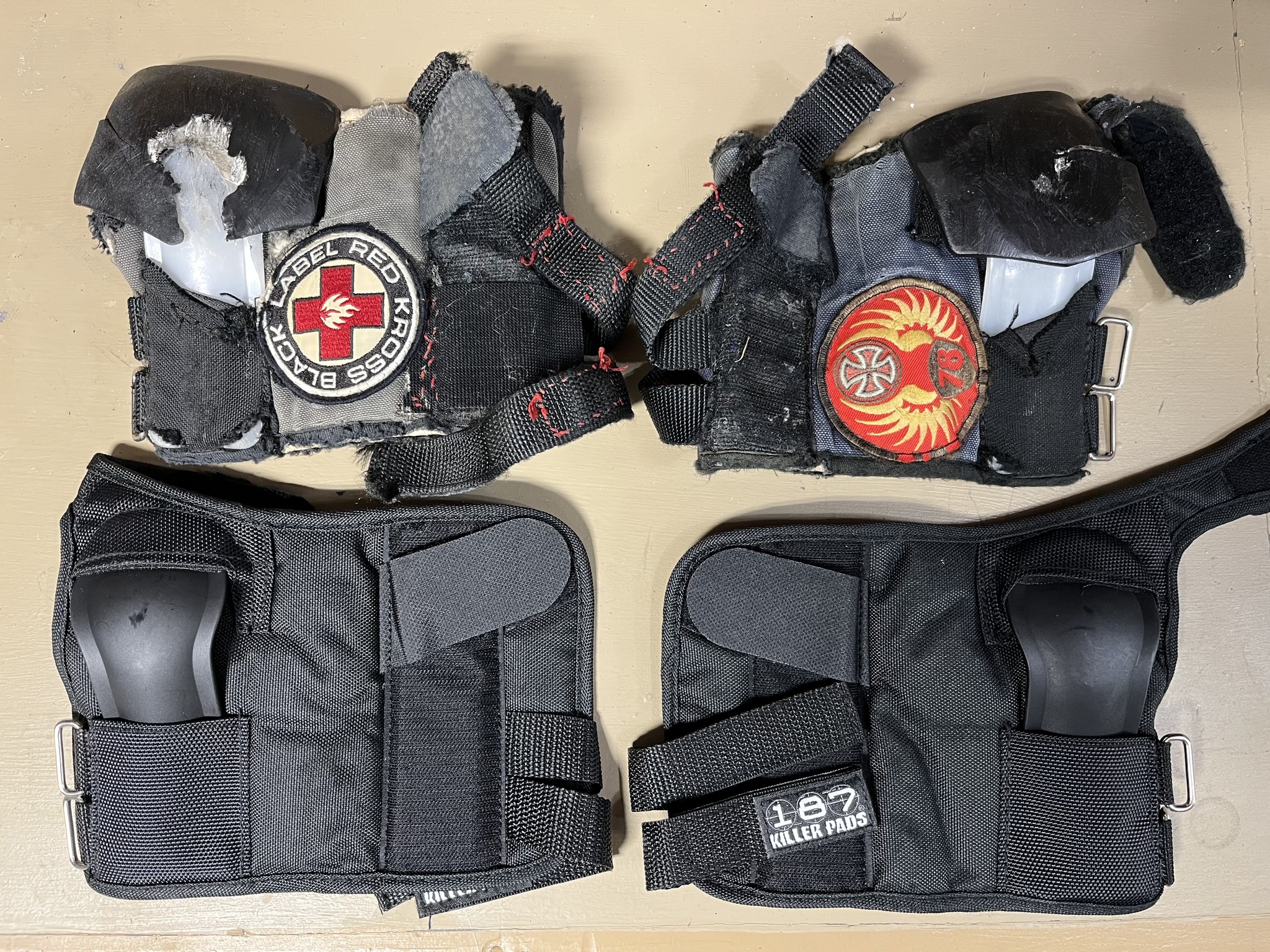 187 reproducing defunct pro design wrist guards