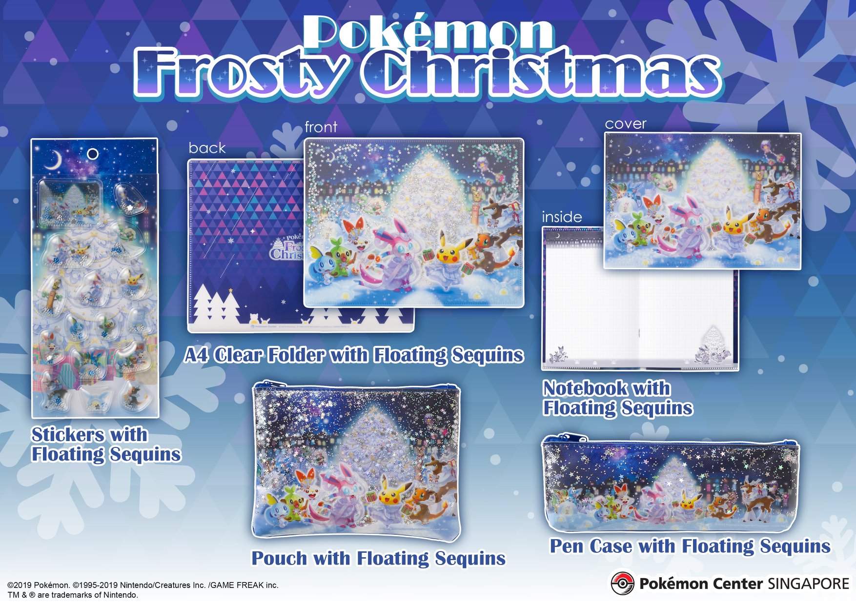 Pokemon Frosty Christmas collection now available