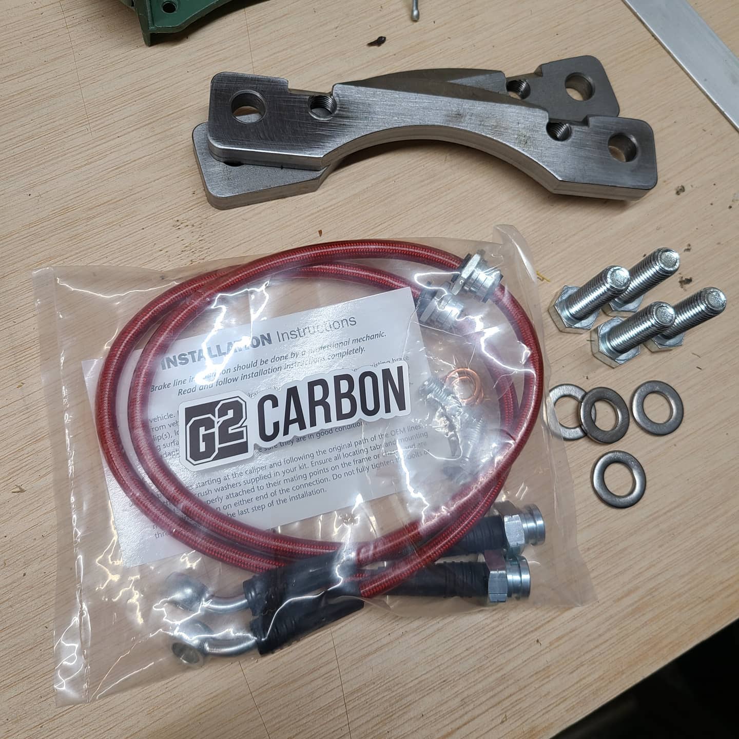 G2 Carbon - Some Version 2 Evo Caliper conversion brackets...