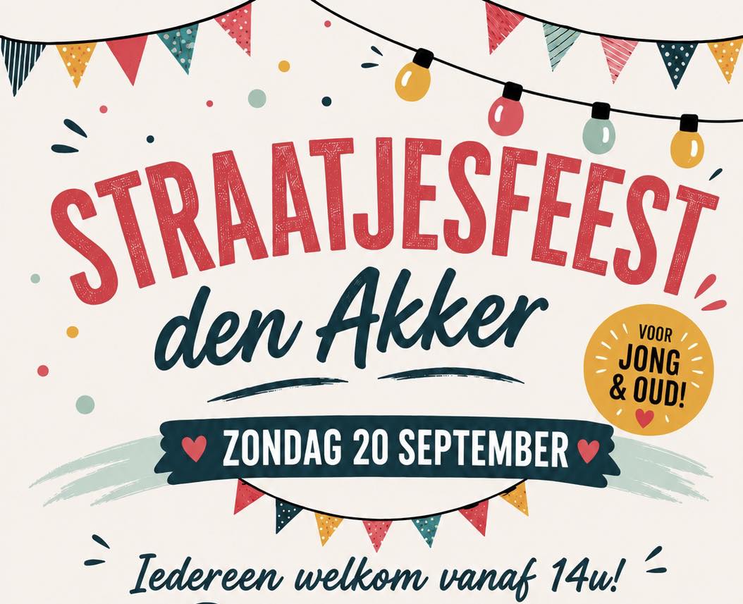 Straatjesfeest “Den Akker” 2026