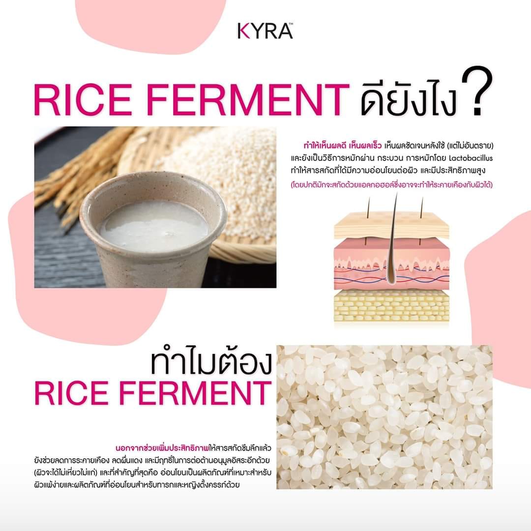 ขายความงาม - RICE FERMENT ดียังไง ทำไมต้อง RICE FERMENT