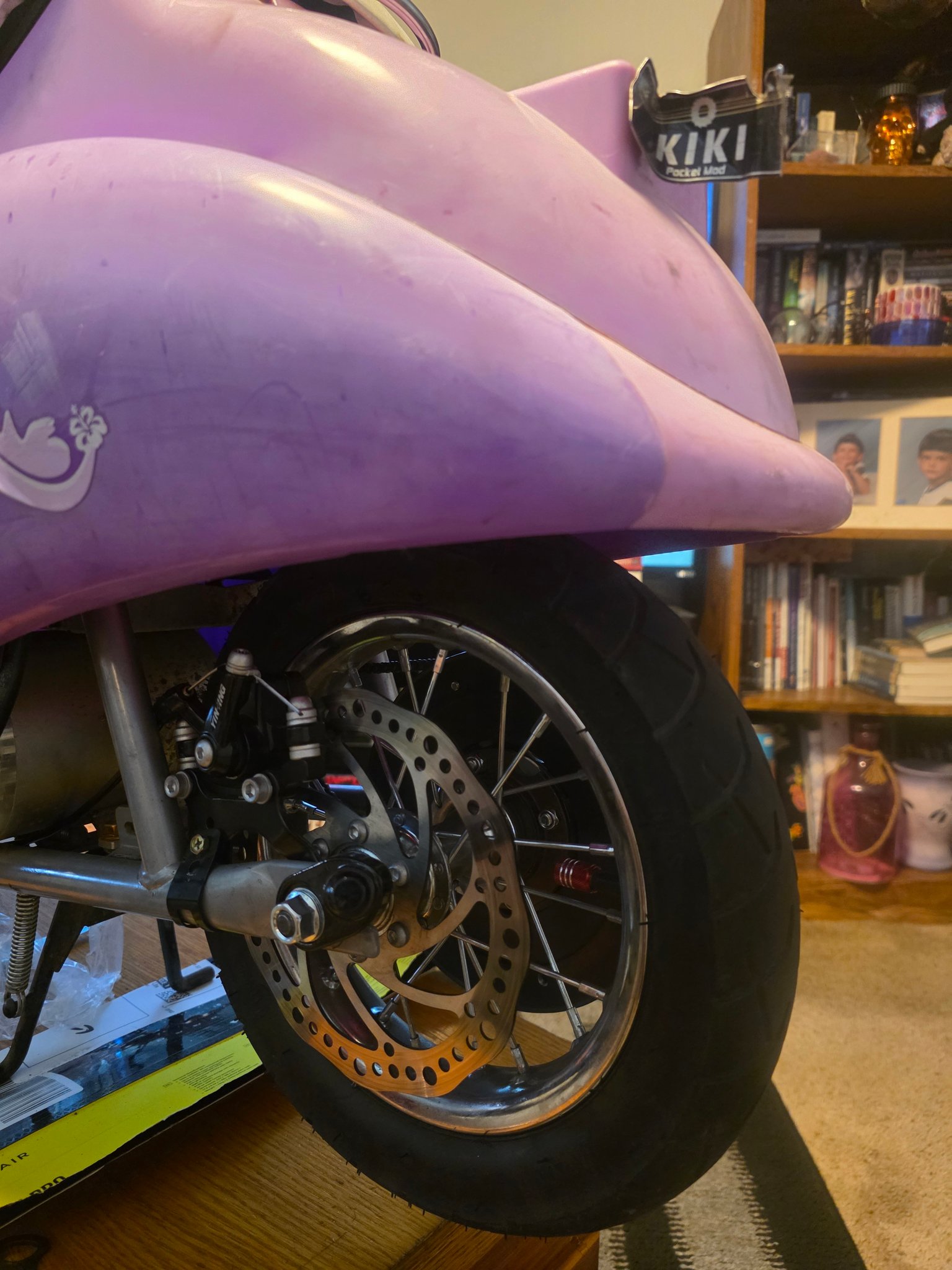 Razor Pocket mods | Did a disk brake conversion for $36.98 shipped in 2 ...