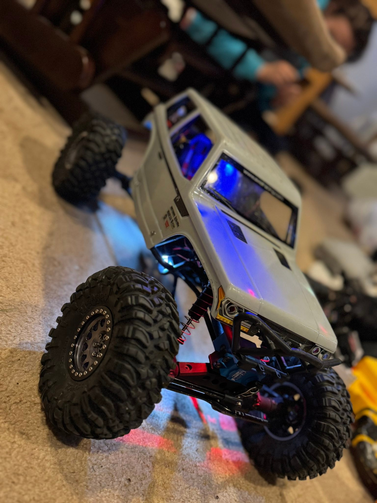 What upgrades for Axial Wraith rock racer?