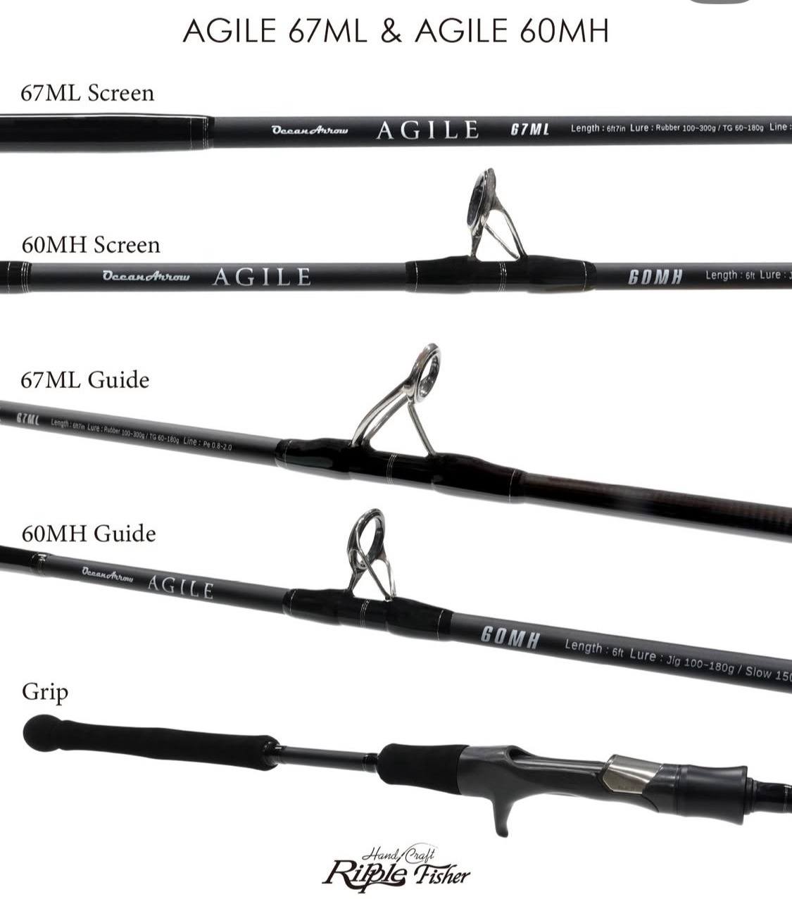 Ripplefisher Ocean arrow Agile Lightjigging & Tairubber