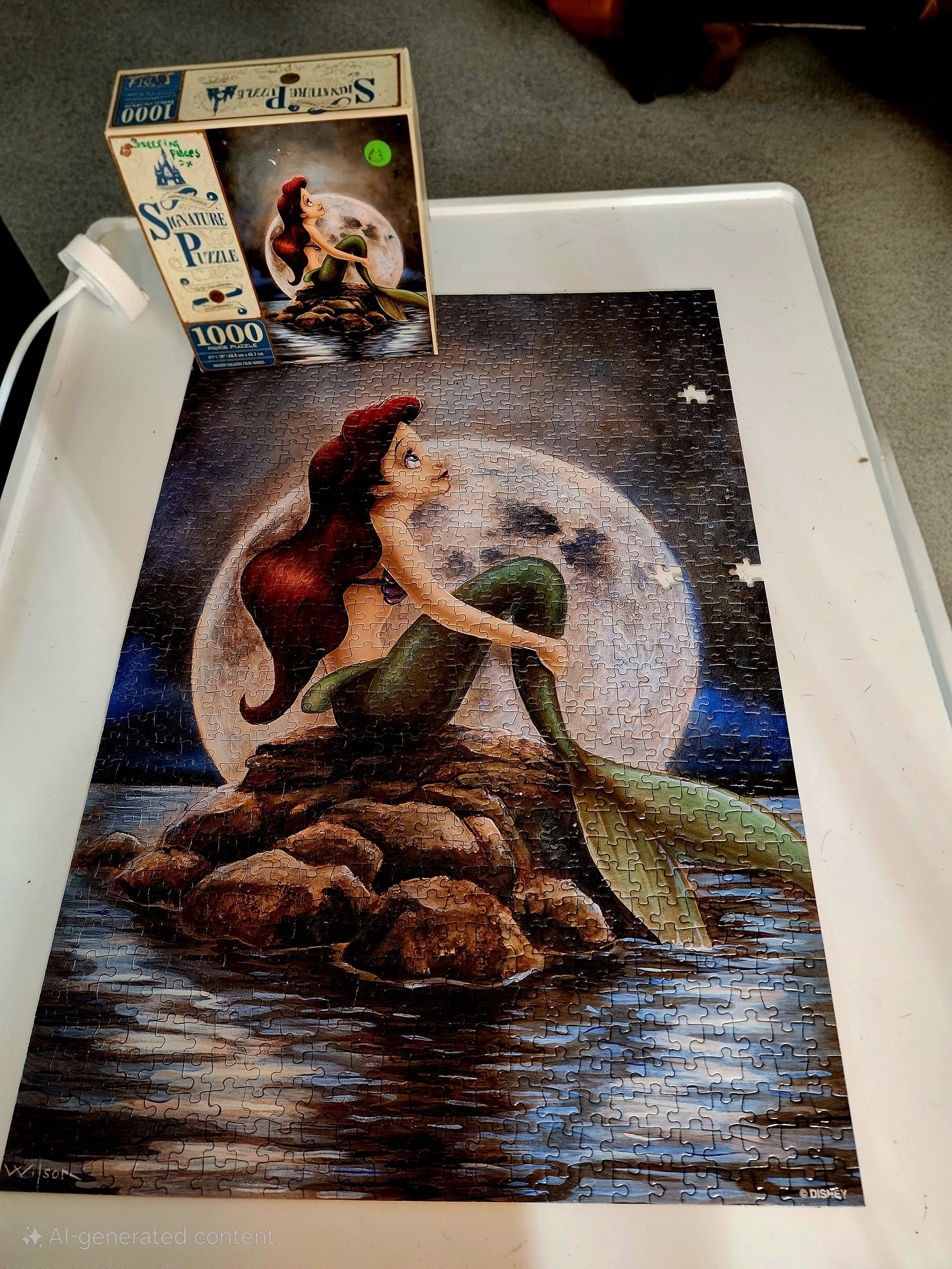 Completing a puzzle with missing pieces display picture 1