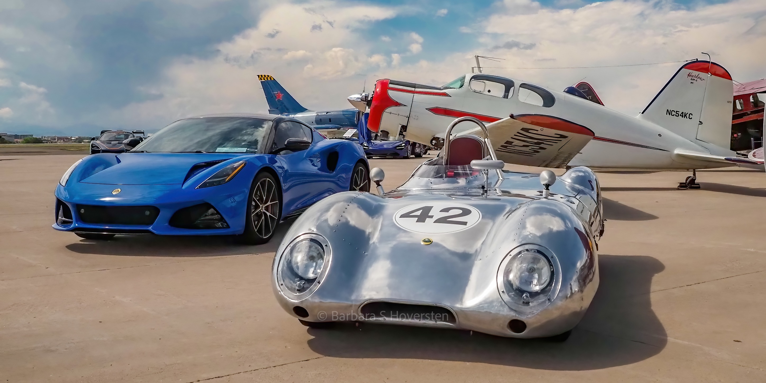We can't forget the cars and motorcycles, and there were some
