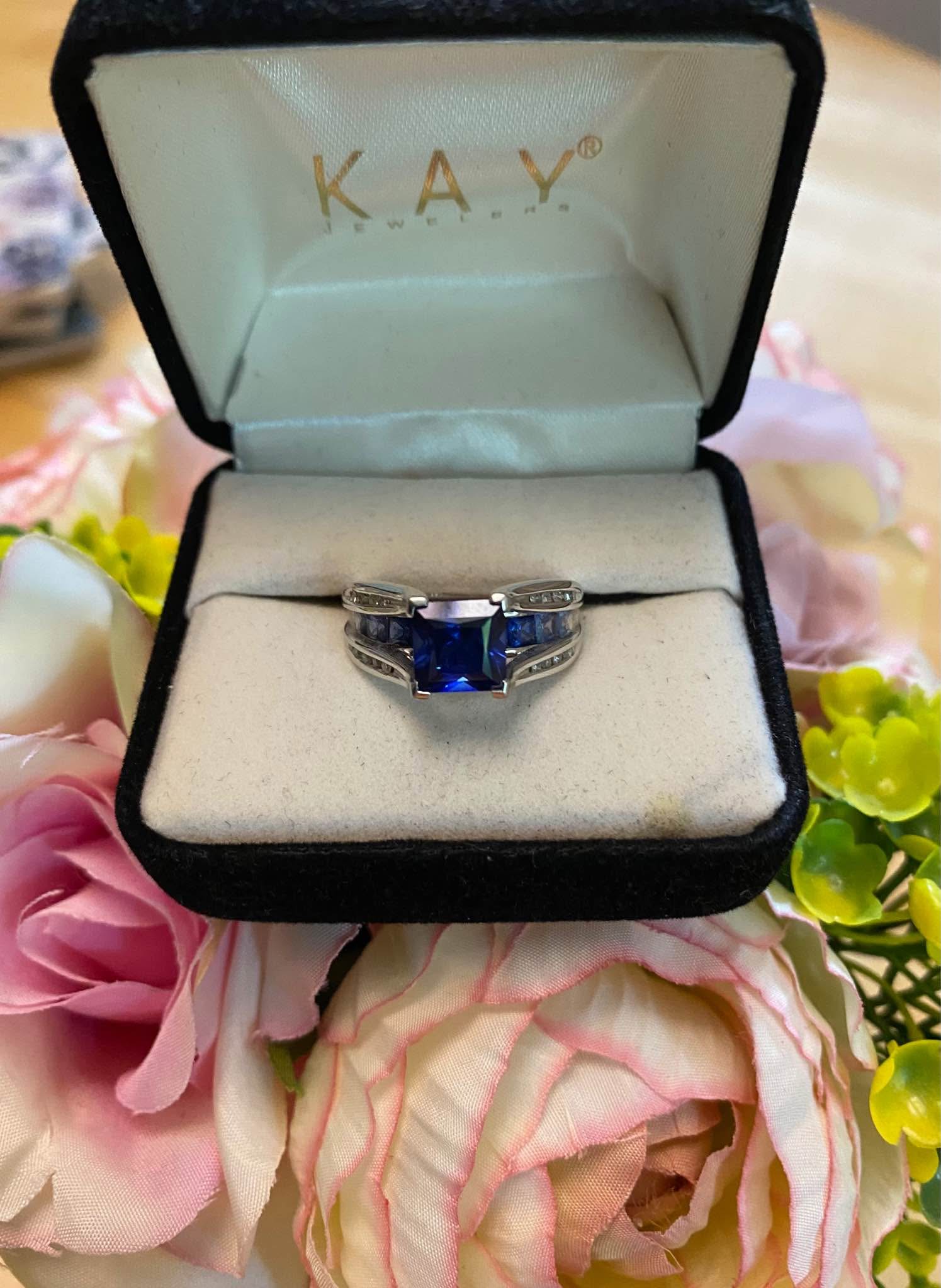 Sapphire /Diamond Ring- like new, excellent condition - Rings - Smoke ...