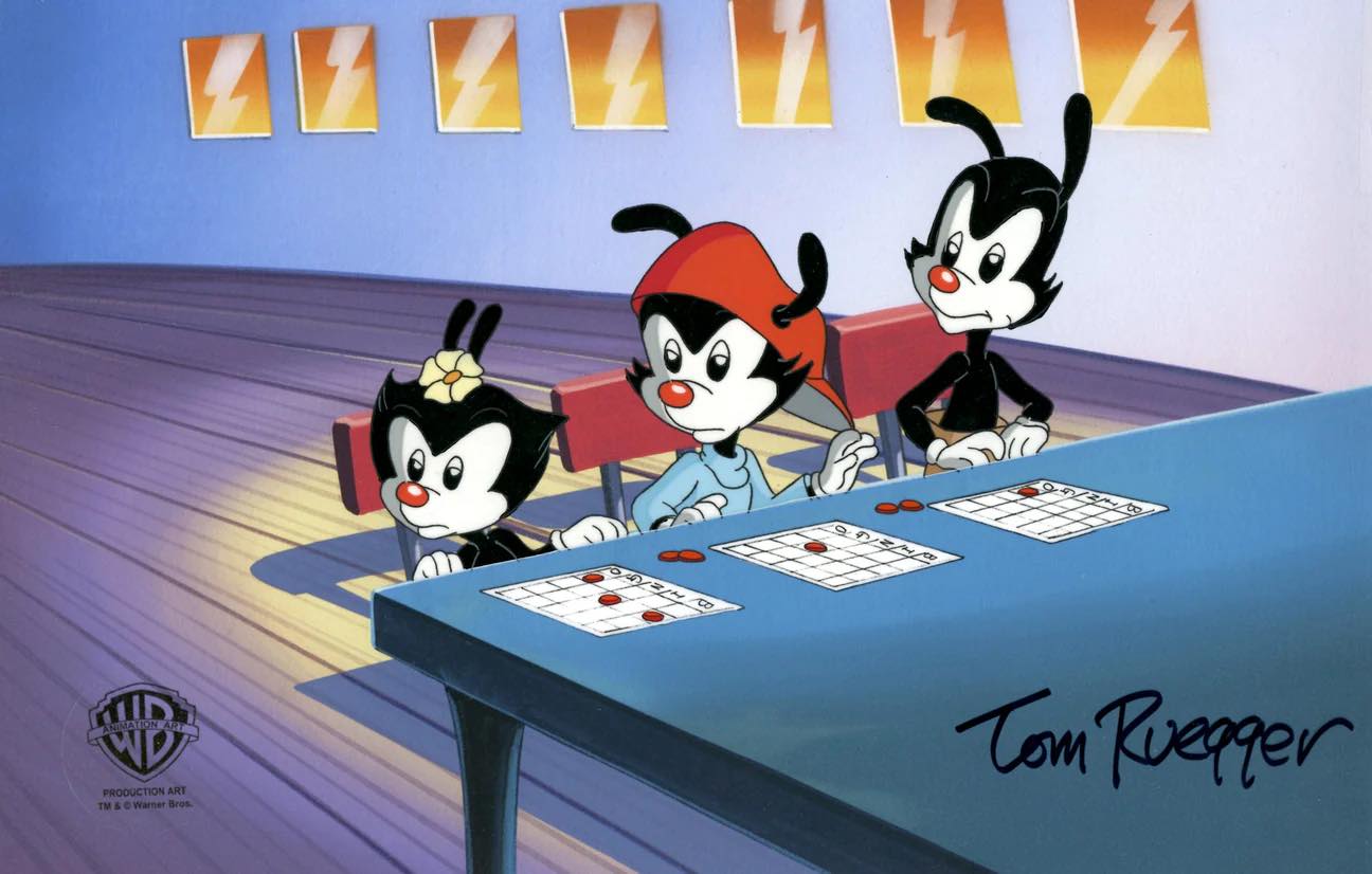 Tiny Toons and Animaniacs Cartoons | A cel signed by Tom Ruegger from ...
