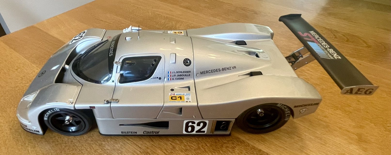 Found this Exoto 1/18 Sauber Mercedes C9 sitting in a case in a