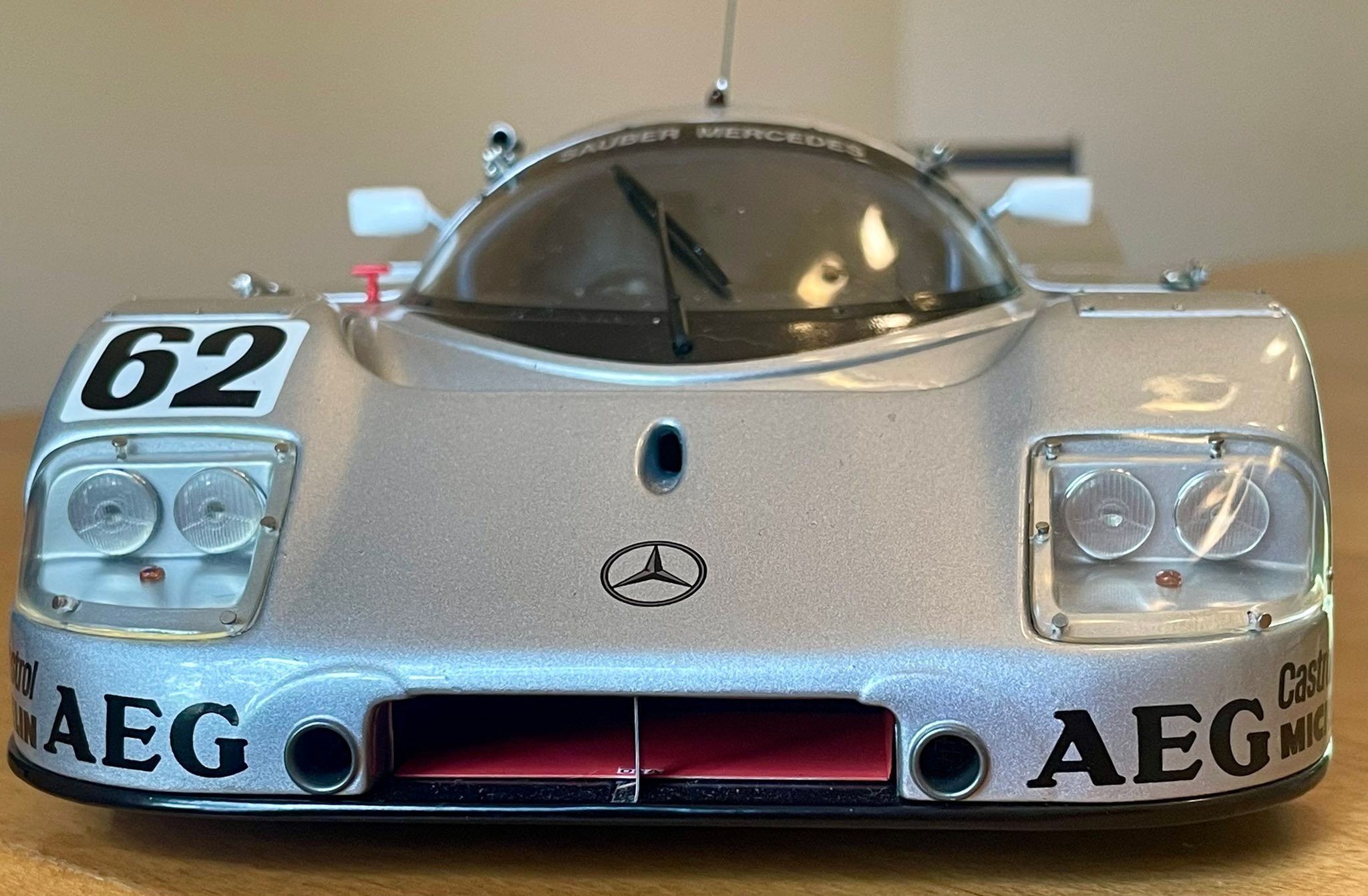 Found this Exoto 1/18 Sauber Mercedes C9 sitting in a case in a 