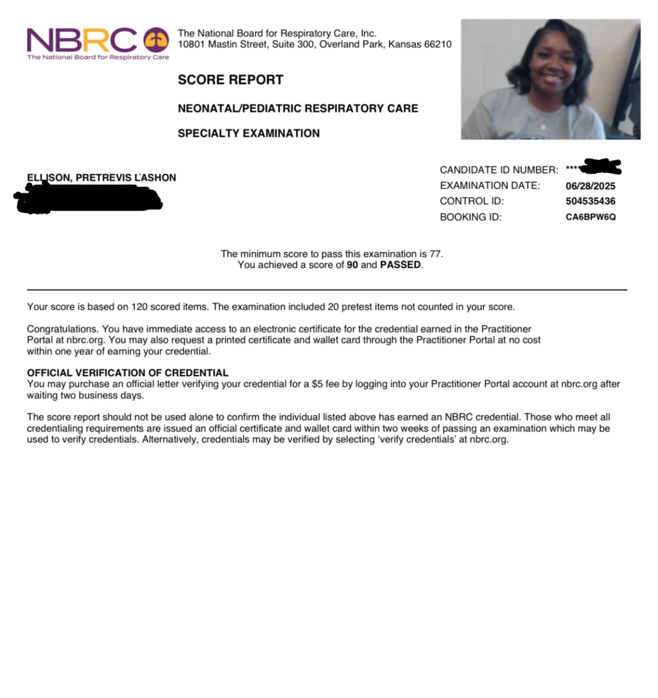 Trebeezy - BIG NEWS! I passed my Neonatal/Pediatric Specialty Exam ...