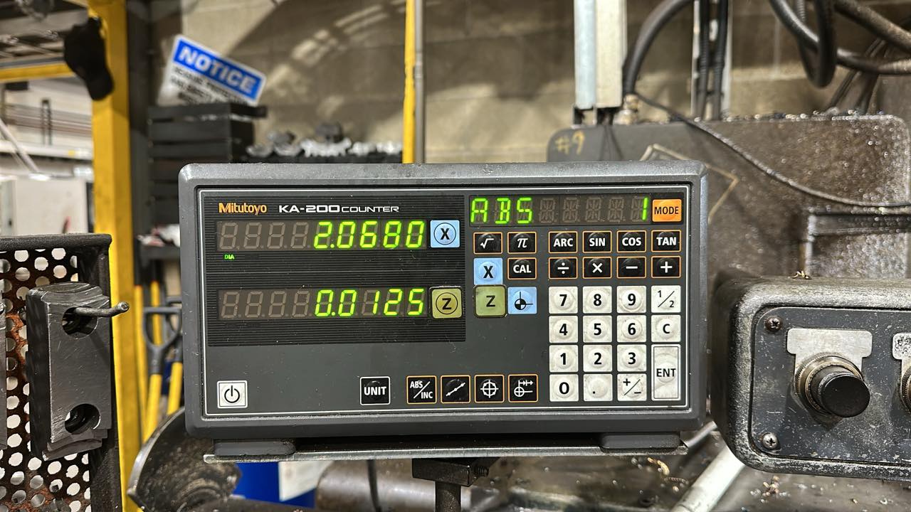 How to reset Mitutoyo KA-200 counter with zero.abs offset?