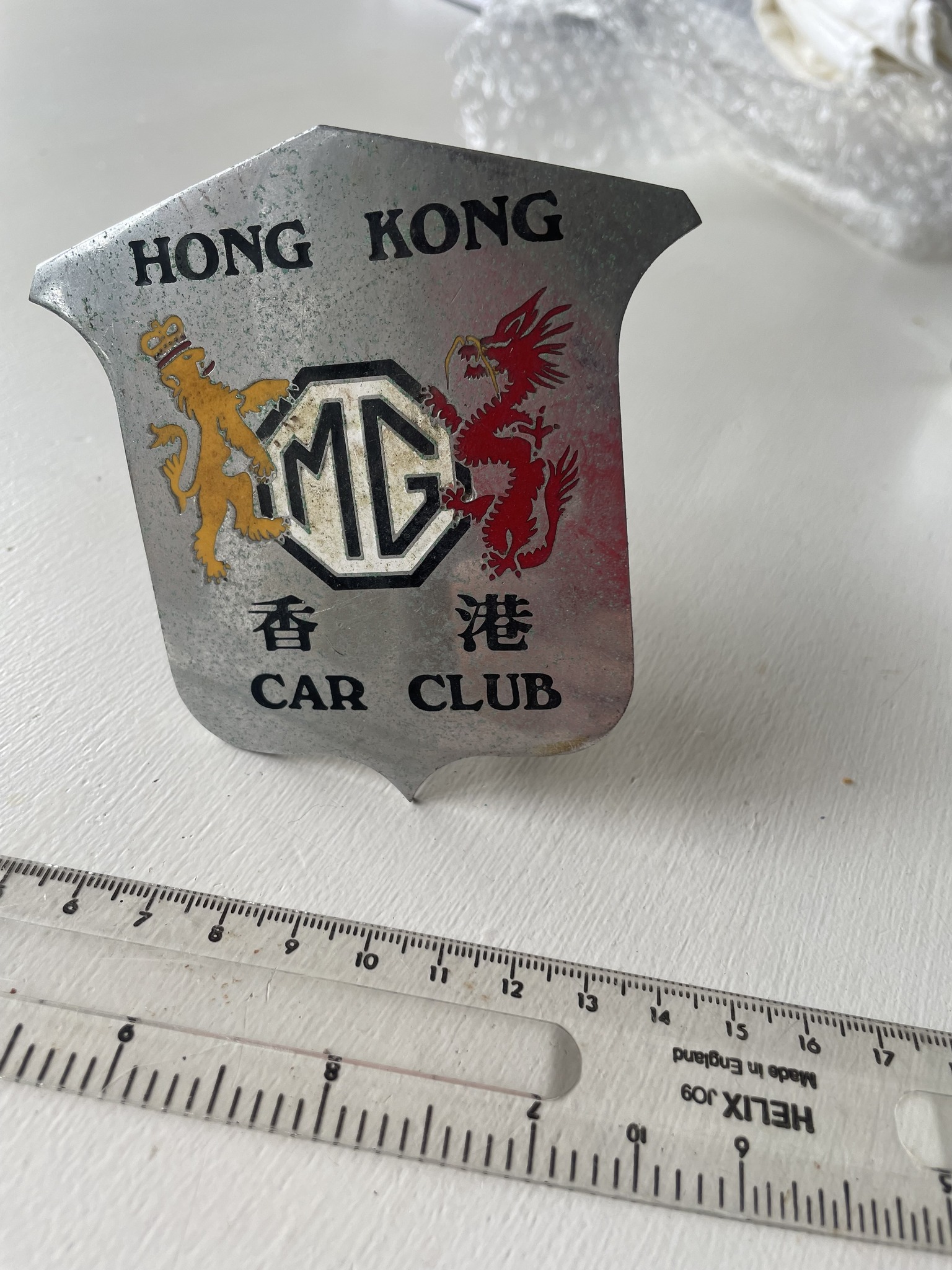 When was this badge used by the MG Car Club?