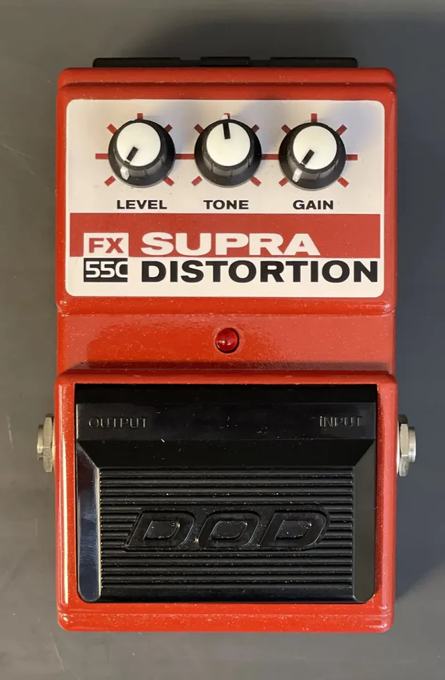 Mint condition dod fx55-c supra distortion pedal found