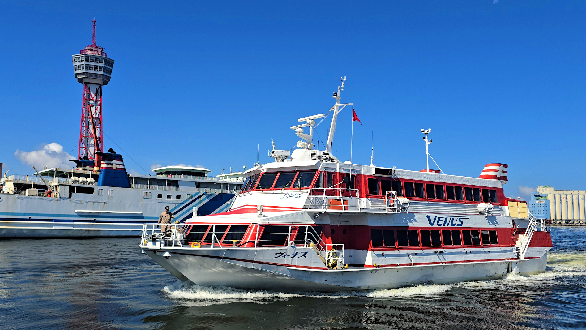ヴィーナスです。 九州郵船「ヴィーナス VENUS」 百四当業可町 포포의 농라 AE AMISPS4 VENUS