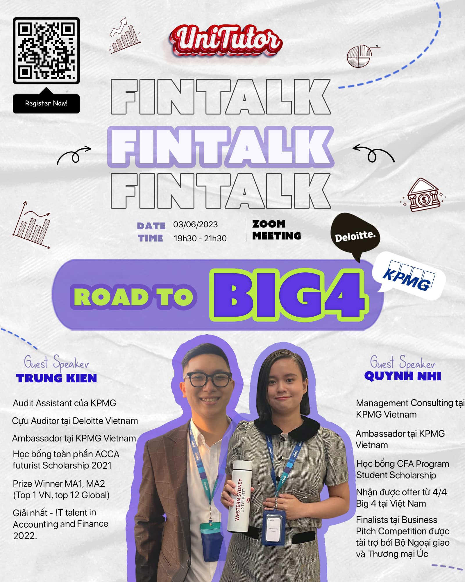UniTutor - 📌 UNITUTOR FINTALK: ROAD TO BIG 4 | LỘ DIỆN... | Facebook