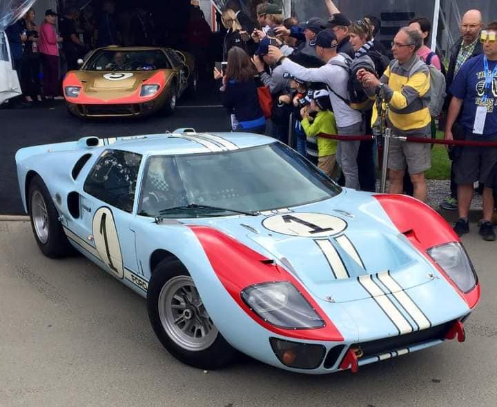 Year 1966 Le Mans 24 hours Ken Miles/Denny Hulme - Ford GT40 Mk2.