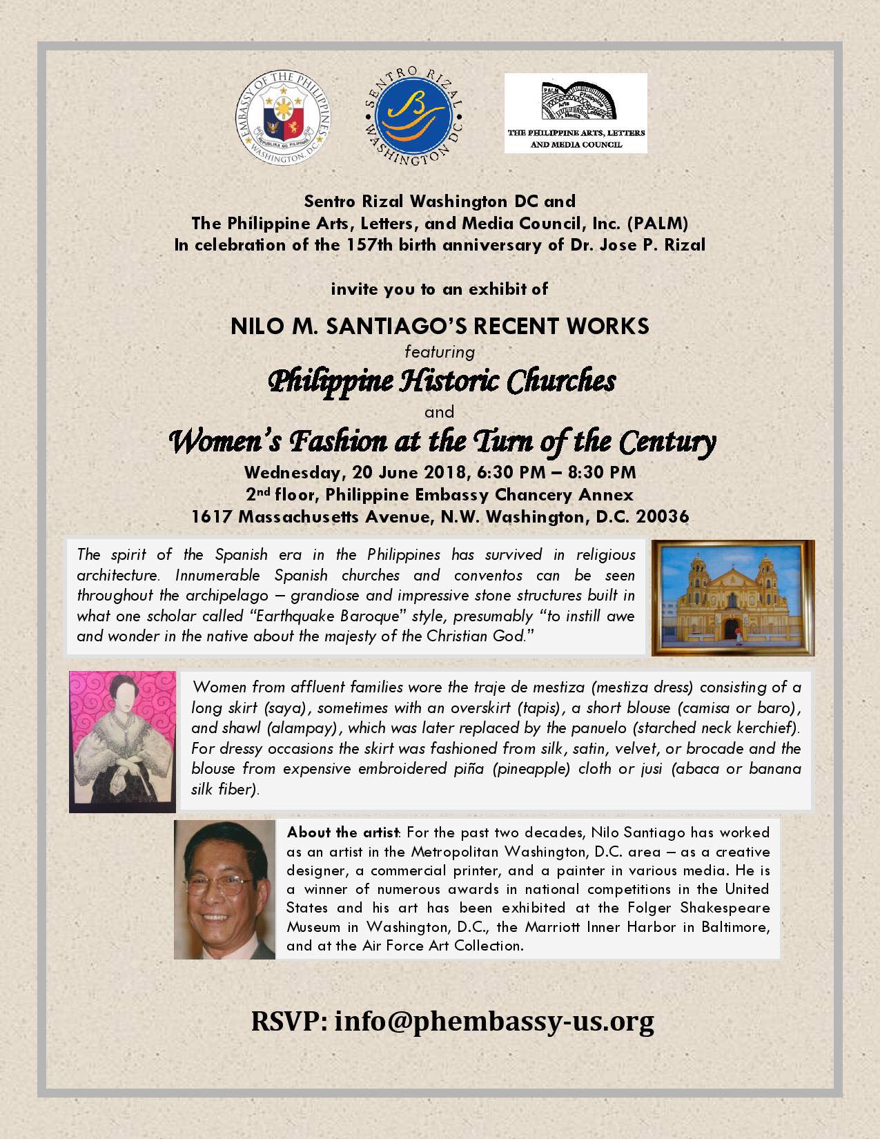 Philippine - Join us on Wednesday, June 20, as Sentro Rizal Washington ...
