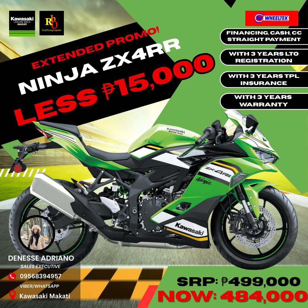 セレクトsa Kawasaki zx4rr promo with discount