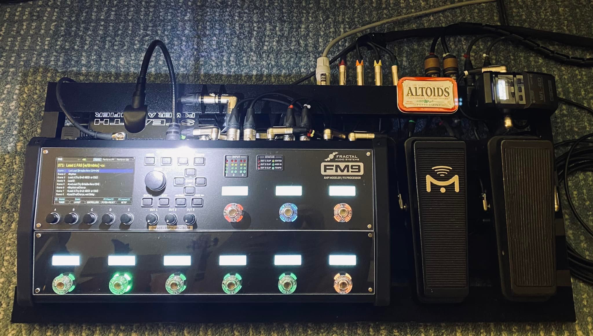 FM9 Turbo Setup with Pedaltrain and ISP Stealth Poweramp