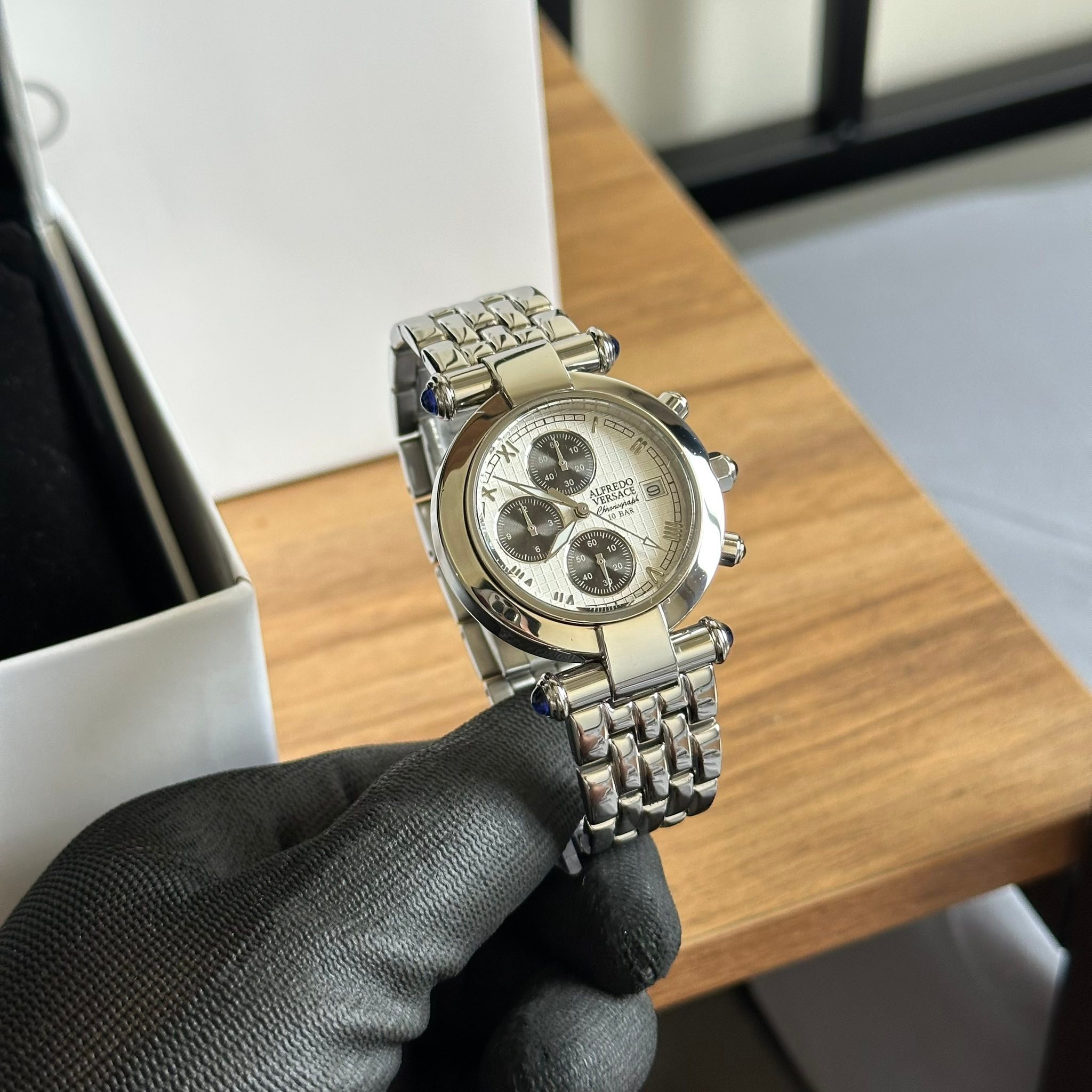 ALFREDO VERSACE Chronograph Watch ALFREDO VERSACE/アルフレッド 